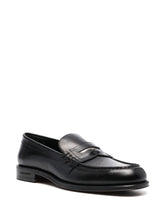 metal detail classic loafers